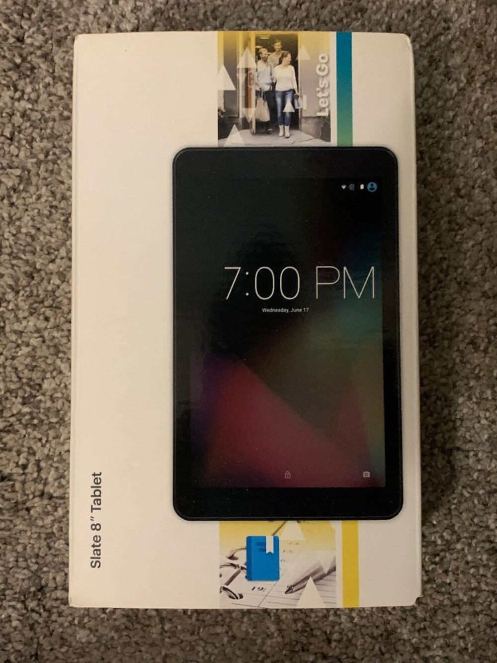 2016 SLATE AQT80 Android 8-in Black Tablet - 16GB-4G WiFi - Sprint Network (NIB)